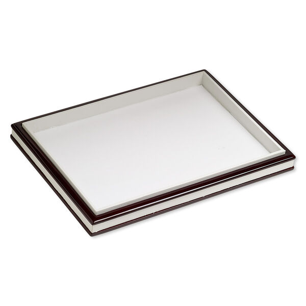 Display tray, fiber board, brown and white, 12-1/2 x 9 x 1-inch easel. Sold individually. image number 0