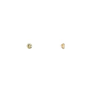 Citrine 1pkg8, hand-cut faceted round gem 2.5mm