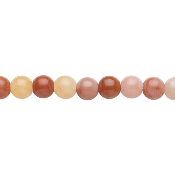 Colonial jasper 1pkg1, round bead natural B grade, 15.5-16 inch 6mm image number 0