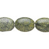 Russian serpentine 1pkg1, puffed oval bead natural, 15 inch 17x13mm-18x14mm image number 0