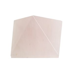 Rose quartz 1pkg1, hand-cut undrilled pyramid gift natural 25-31mm