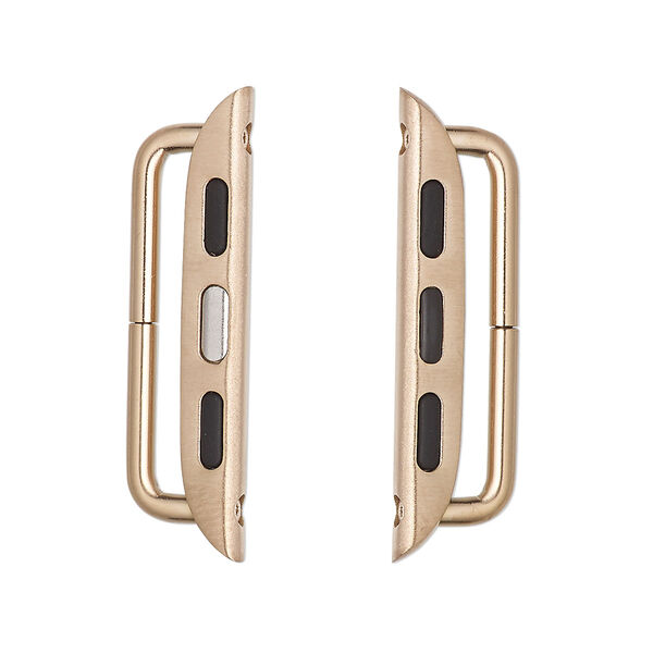 Watch component, copper-finished brass, 32x8.5mm with 22mm bar. Sold per pkg of 2. image number 0