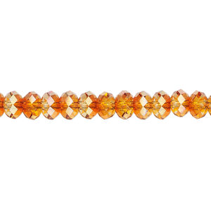 Bead 1pkg12 Persian red TCF&trade;, Crystal Passions&reg; 6x4mm rondelle 5040