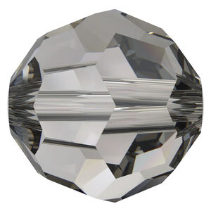 Bead 1pkg144 crystal urban grey, Crystal Passions&reg; 8mm round 5000