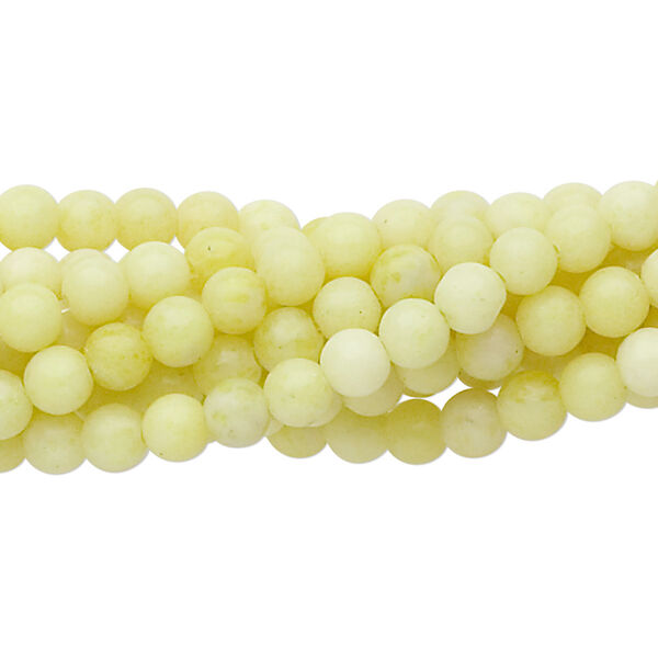 Bead, peridot "jasper" (serpentine) (natural), 4mm round, C grade, Mohs hardness 2-1/2 to 6. Sold per pkg of (10) 15" to 16" strands. image number 0