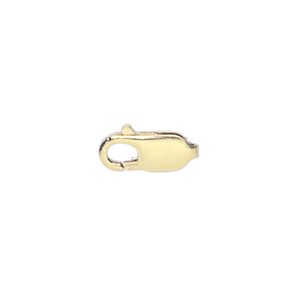Clasp lobster claw 1pkg5 14Kt gold-filled, 13.5x5mm, 1-strand