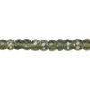 Green apatite 1pkg1, hand-cut faceted rondelle bead natural, 15.5-16 inch graduated 5x2mm-7x5mm image number 1