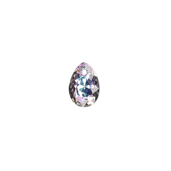 Drop 4pk crystal vitrail light P, Crystal Passions® 11.5x8mm pendant pear cut 6433 image number 0