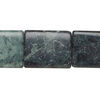 Green serpentine 1pkg1, puffed rectangle bead natural, 15 inch 20x16mm-22x18mm dark image number 0