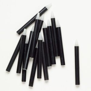 Embellishment positioner 1pkg15, wax, black and clear, 3-1/4 inches.