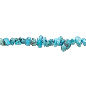 Turquoise 1pkg1, chip bead 15.5-16 inch small
