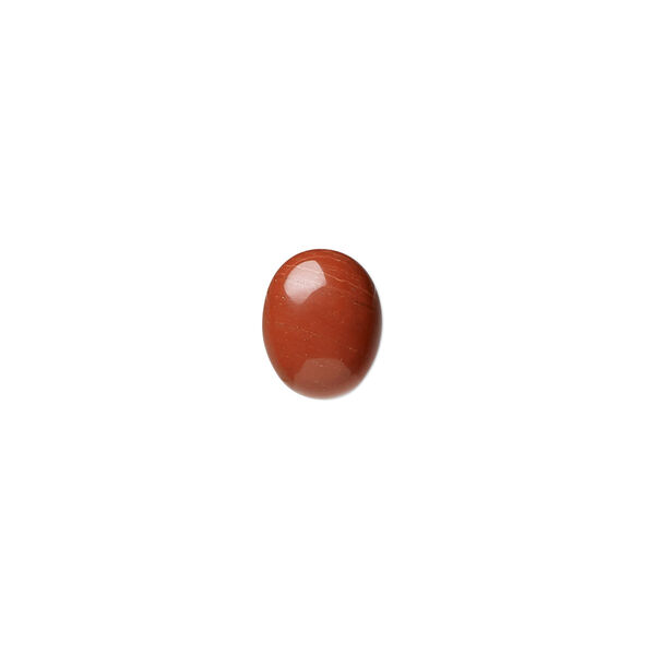 Red jasper 1pkg10, calibrated oval cab natural B grade, 10x8mm image number 0