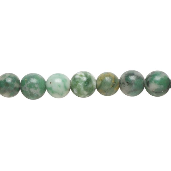 Ching hai "jade" 1pkg1, round bead natural 15.5-16 inch 6mm image number 0