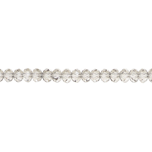 Bead 1pkg144 crystal urban grey, Crystal Passions&reg; 4x3mm rondelle 5040 image number 0