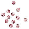 Drop 12pk crystal antique pink, Crystal Passions® 6mm pendant mini disk 6428 image number 1