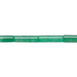 Malaysia "jade" 1pkg1, round tube bead 15 inch 14x4mm-15x5mm