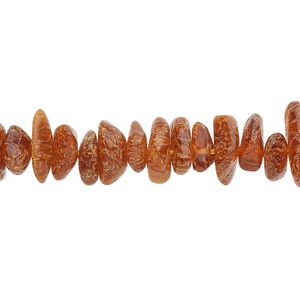Amber 1pkg1, chip bead 15.5-16 inch medium
