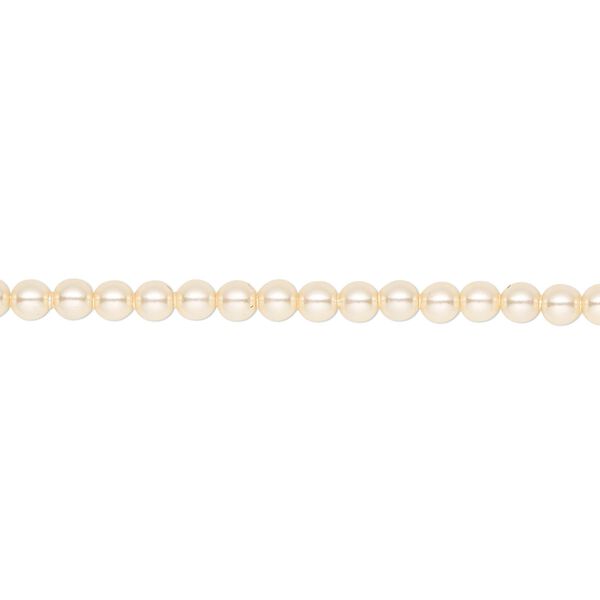 Pearl 1000pk light gold, Swarovski® 3mm round 5810 image number 0