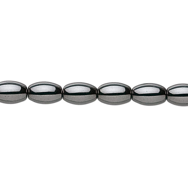 Bead, Hemalyke™ (man-made), 8x5mm oval. Sold per 15-1/2" to 16" strand. image number 0
