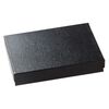 Paper / "cotton" (polyester) 1pkg4, rectangle box / swirl design black 5.25x3.75x.88 inch image number 1