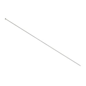 Hat pin, stainless steel, 6 inches, 18 gauge. Sold per pkg of 10.