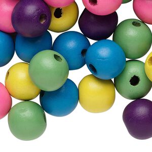 Bead mix, painted Korean boxwood, mixed bright colors, 11x3mm rondelle. Sold per 1/4 pound pkg, approximately 700 beads.