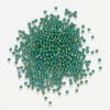Seed bead, Dyna-Mites&trade;, glass, 1pkg1/2kg, #11 round, opaque rainbow pine green (774R 11/0 RR) image number 1