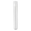 Vial, transparent acrylic, 3-3/8 inches long and 12mm hole with stopper. Sold per pkg of 100. image number 1