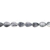 Picasso marble 1pkg1, flat teardrop bead, 15 inch 26x18mm-30x21mm image number 1