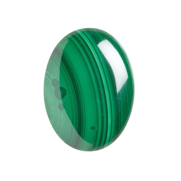 Malachite 1pkg1, calibrated oval cab natural 30x22mm image number 0