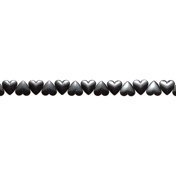 Hemalyke&trade; 1pkg1, side-drilled heart bead 15.5-16 inch 10mm image number 1