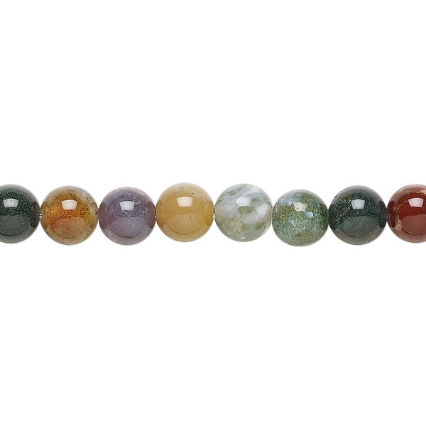 Fancy jasper 1pkg1, round bead natural B grade, 15.5-16 inch 6mm image number 0