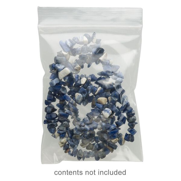 Bag, Tite-Lip™, plastic, clear, 3x4-inch top zip. Sold per pkg of 1,000. image number 0