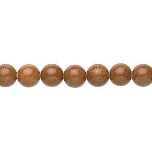 Tigerskin "jasper" 1pkg1, round bead natural 15.5-16 inch 8mm