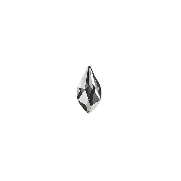 Flat back 12pk crystal silver night, Crystal Passions® 10x5mm flame 2205 image number 0