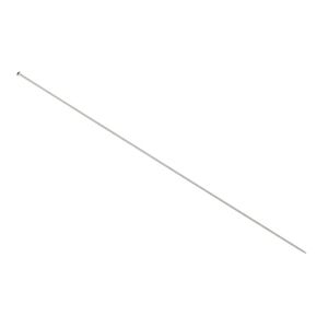 Hat pin, stainless steel, 8 inches, 18 gauge. Sold per pkg of 10.