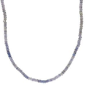 Tanzanite 1pkg1, hand-cut rondelle bead 14 inch 4x2mm-5x4mm