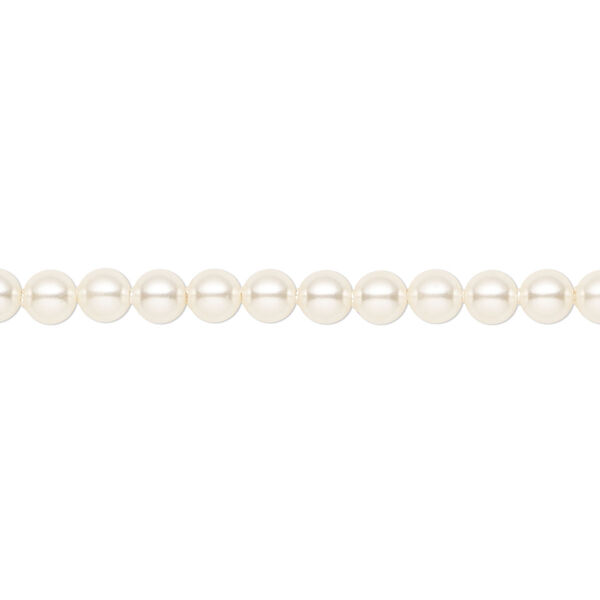 Pearl 100pk cream, Crystal Passions® 4mm round 5810 image number 0