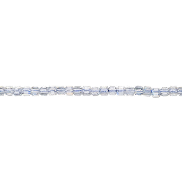 Bead, labradorite (natural), 2-2.5mm faceted cube, B grade, Mohs hardness 6 to 6-1/2. Sold per 15-1/2" to 16" strand. image number 0