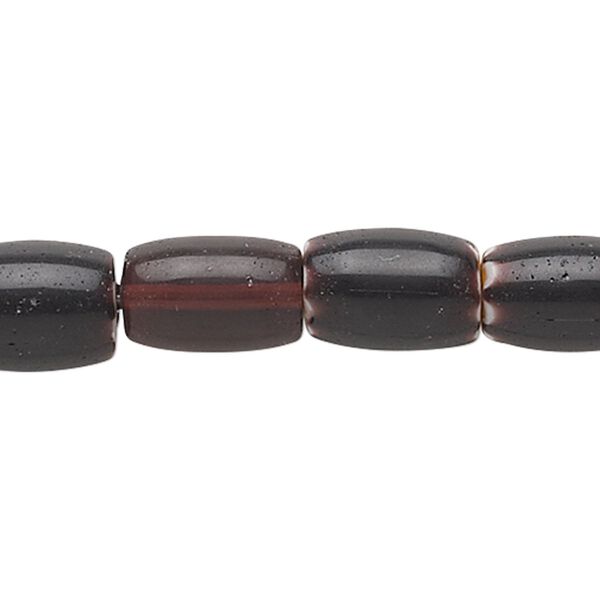 Bead, chevron glass, opaque multicolored, 13x8mm-13x9mm barrel. Sold per 15-inch strand. image number 0