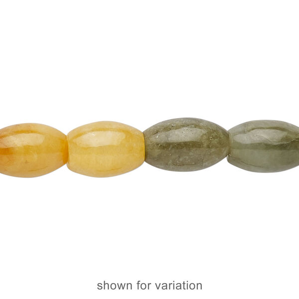 Jadeite 1pkg1, round tube bead 15.5-16 inch 12x8mm image number 1