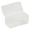 Organizer, Dot Box™, plastic, clear, 2-1/2 x 1-1/4 x 1-1/4 inch rectangle with pop-up lid. Sold per pkg of 2. image number 1