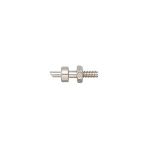 Replacement pin, Wubbers®, steel, pkg/5, 12x4mm with 4x1.5mm nut and 1.5mm round punch.