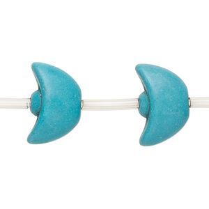 Bead, "turquoise" (resin) (imitation), dark teal green, 18x11mm-19x12mm ingot. Sold per pkg of 16.