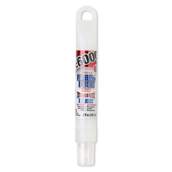 Adhesive, E6000® Fabri-Fuse™, pkg/2-fluid-ounce tube, clear. image number 0
