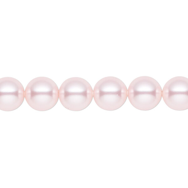Pearl 50pk rosaline, Crystal Passions® 8mm round 5810 image number 0