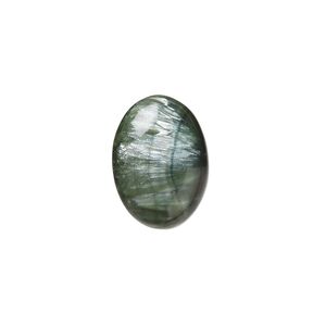 Seraphinite 1pkg1, calibrated oval cab natural 18x13mm