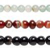Multi-agate 1pkg3, round bead 13 inch mix 10-14mm image number 0