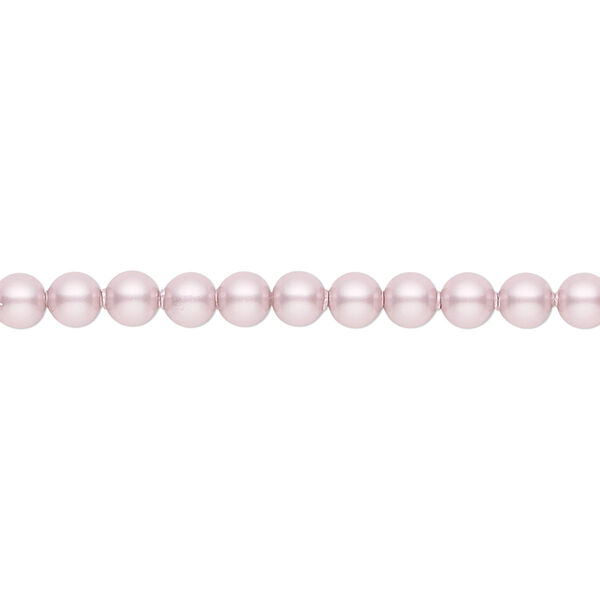 Pearl 100pk powder rose, Crystal Passions® 4mm round 5810 image number 0