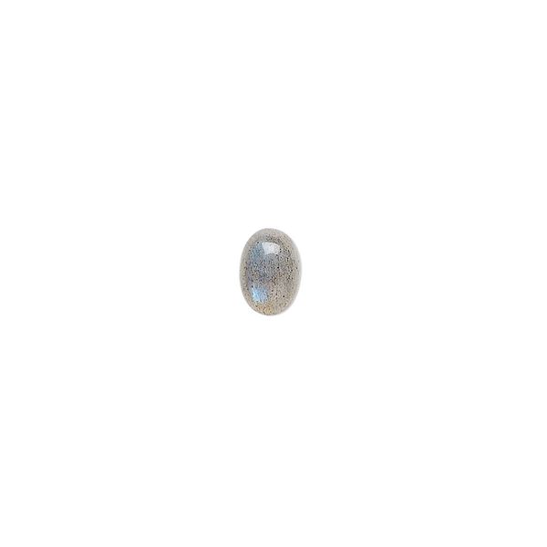 Labradorite 1pkg1, hand-cut calibrated oval cab natural 7x5mm image number 0